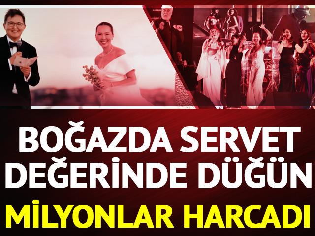 İstanbul Boğazı'nda servet değerinde d&uuml;ğ&uuml;n! 50 milyon TL harcadı