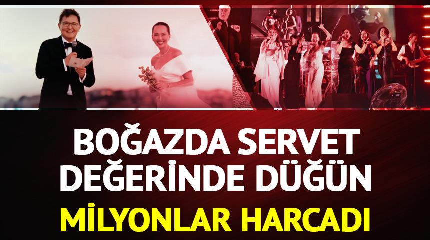 İstanbul Boğazı'nda servet değerinde d&uuml;ğ&uuml;n! 50 milyon TL harcadı