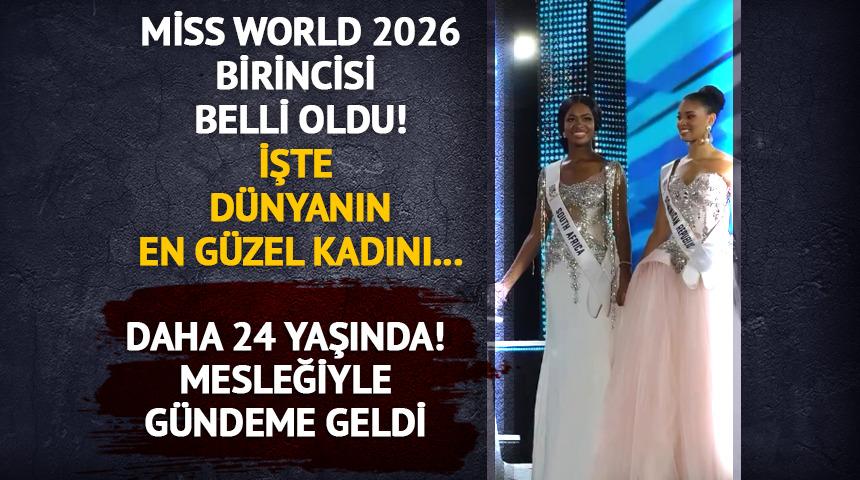 D&uuml;nya g&uuml;zellik krali&ccedil;esi belli oldu! İşte kazanan...