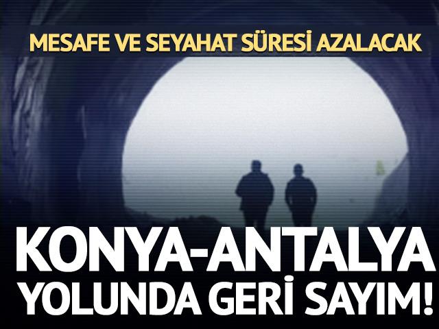 Konya-Antalya yolunda geri sayım! Mesafe ve seyahat s&uuml;resi azalacak