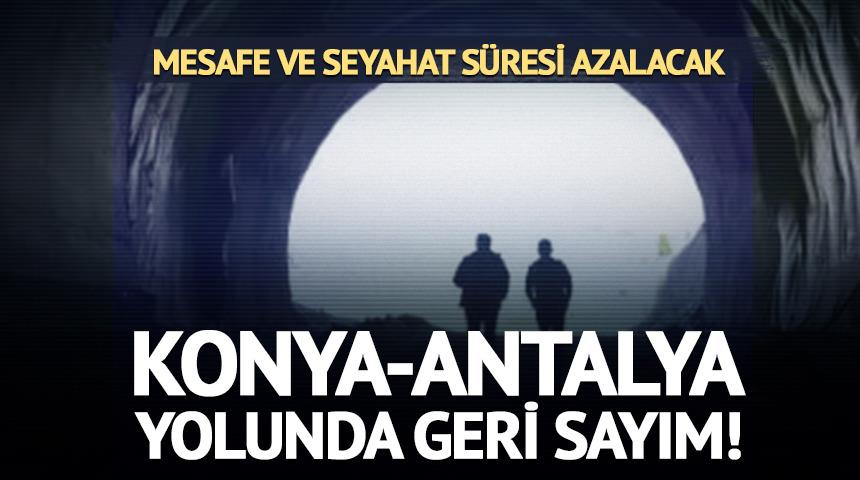 Konya-Antalya yolunda geri sayım! Mesafe ve seyahat s&uuml;resi azalacak