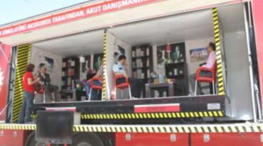 Afet Eğitim TIR'ı &Ccedil;orum'da