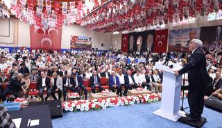 AK Parti Genel Başkan Yardımcısı H&uuml;seyin Yayman, MHP'nin Hatay il kongresine katıldı