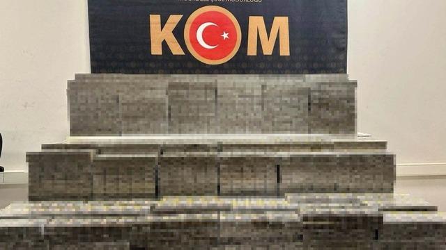 Mardin’de kaçakçılık operasyonunda 7 bin 500 paket sigara ele geçirildi