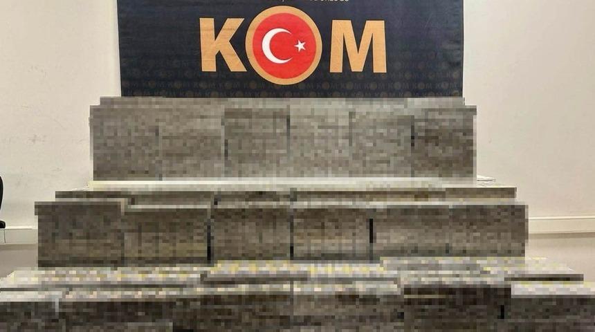 Mardin&rsquo;de ka&ccedil;ak&ccedil;ılık operasyonunda 7 bin 500 paket sigara ele ge&ccedil;irildi
