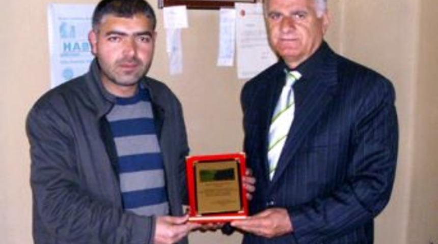 Ardahan Haber Gazetesi'ne anlamlı &ouml;d&uuml;l