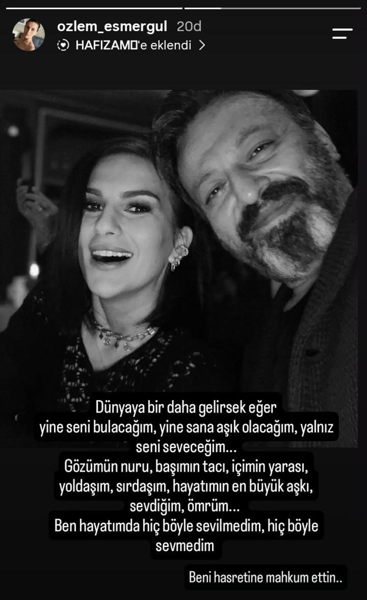 Serhat Kılıç ın sevgilisinden yürek yakan paylaşım: Beni hasretine mahrum ettin 1