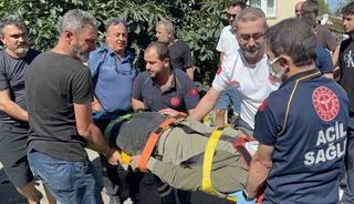 Samsun&rsquo;da motosiklet ile otomobil &ccedil;alışması sonucu 2 kişi yaralandı