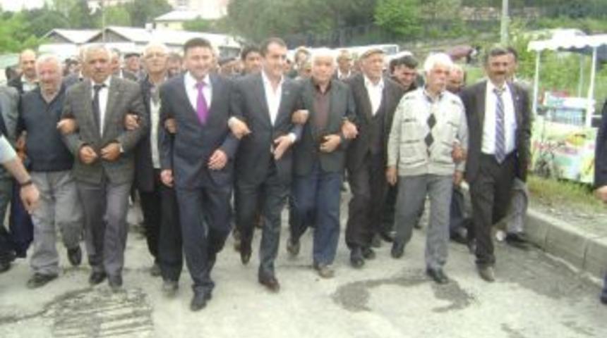 Alaplı cemevinin temeli atıldı