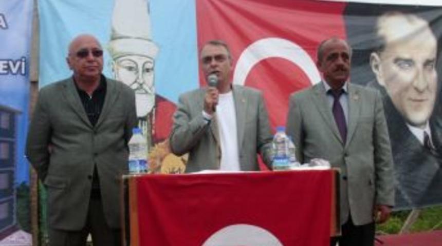 G&uuml;meli Cemevi'nin Temeli atıldı