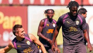 Galatasaray, Sporting ma&ccedil;ı hazırlıklarını s&uuml;rd&uuml;rd&uuml;