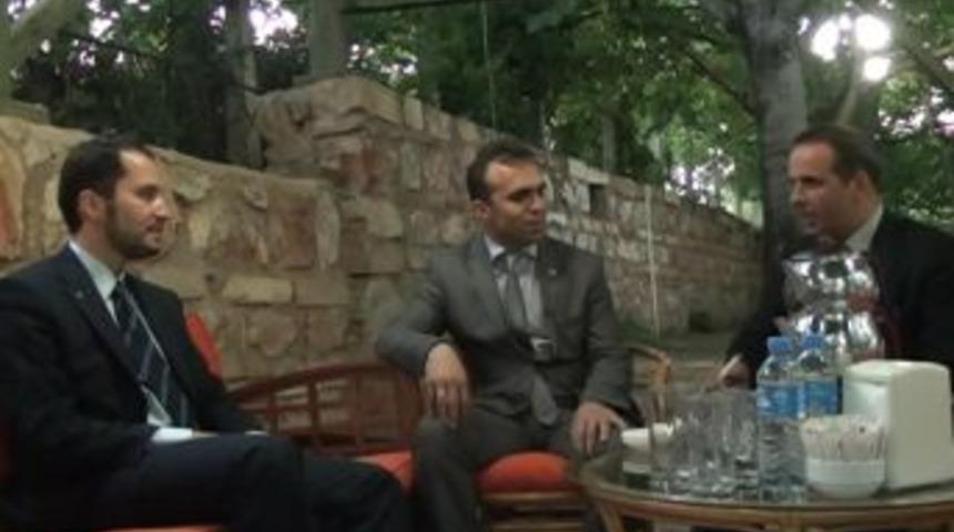 Fatih Erbakan yerel televizyona konuk oldu