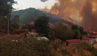 Antalya'da orman dışı alanda yangın &ccedil;ıktı