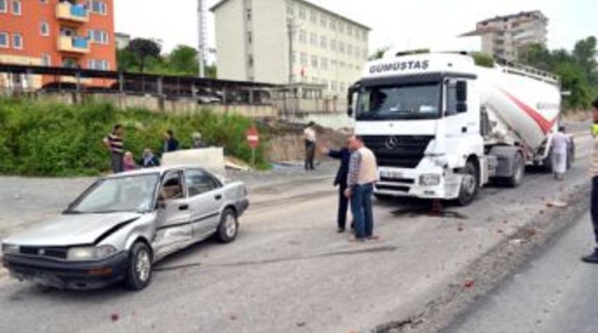 Alaplı'da kaza: 1 yaralı
