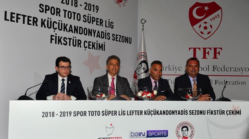 Spor Toto S&uuml;per Lig Lefter K&uuml;&ccedil;&uuml;kandonyadis Sezonu fikst&uuml;r&uuml; &ccedil;ekildi!