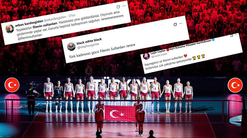 Sultanlar Şampiyon, T&uuml;rkiye gururlu! Sosyal medyada g&ouml;zyaşı ve coşku
