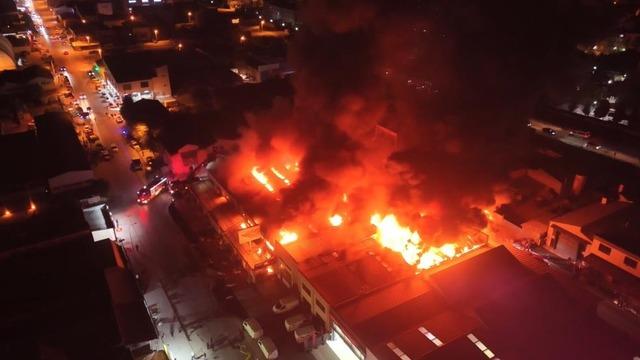 Eskişehir'de sanayi sitesindeki dükkanda korkutan yangın