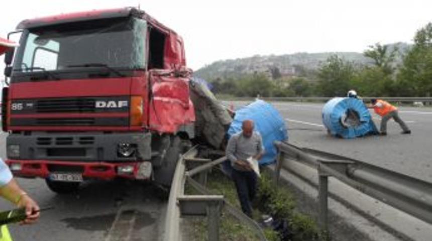 TEM&rsquo;deki kaza ucuz atlatıldı