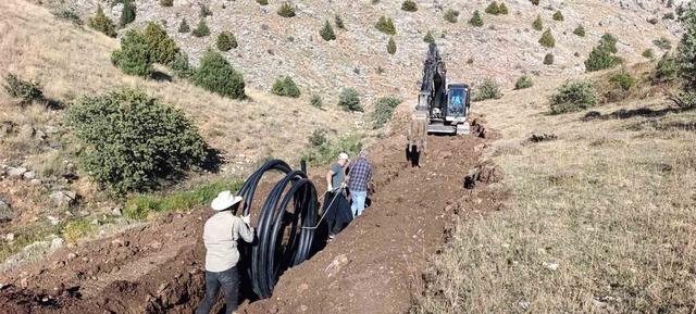 Bayburt’ta içme suyu sorununa köylülerden imece usulü çözüm 4