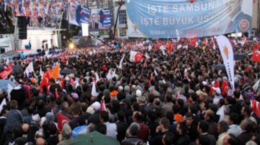 Başbakan Erdoğan&rsquo;ın Samsun mitingi