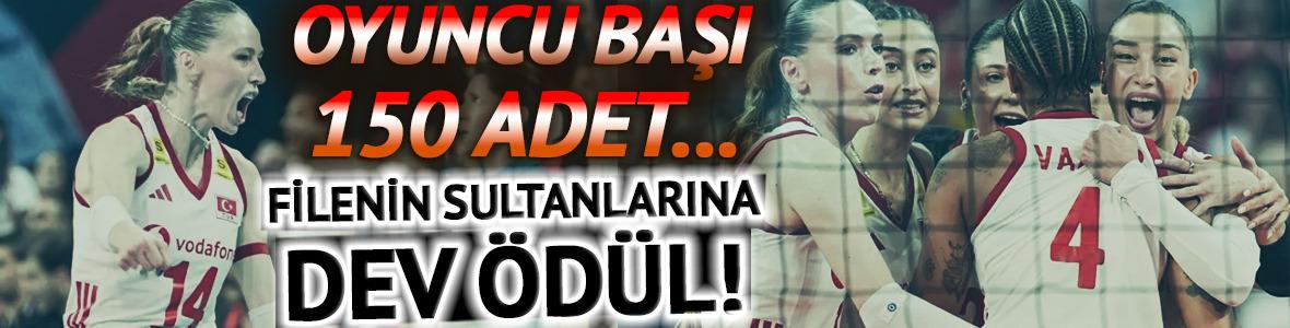 Filenin Sultanlarına dev &ouml;d&uuml;l! Oyuncu başı 150 cumhuriyet altını