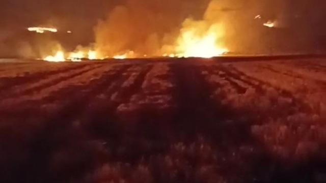 Yozgat’ta bin 500 dönüm arazi yandı