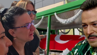 Serhat Mustafa Kılı&ccedil;'a son veda: &Ouml;zlem Esmerg&uuml;l'&uuml;n g&ouml;zyaşları...