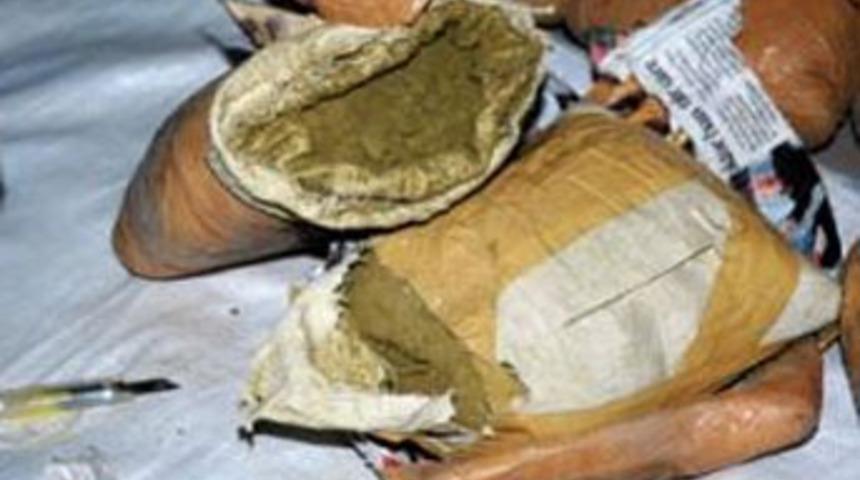 75 kilogram toz esrar ele ge&ccedil;irildi