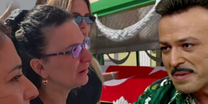 Serhat Kılı&ccedil;'a veda! Herkes h&uuml;ng&uuml;r h&uuml;ng&uuml;r ağladı...