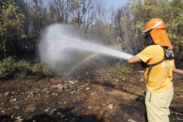 Muğla’daki yangının enerjisi düşürüldü 4