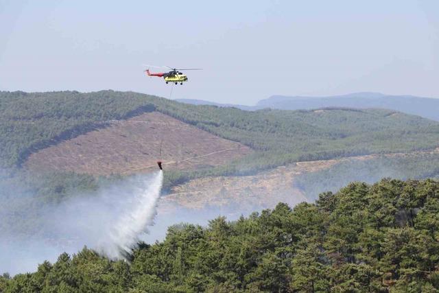 Muğla’daki yangının enerjisi düşürüldü 1