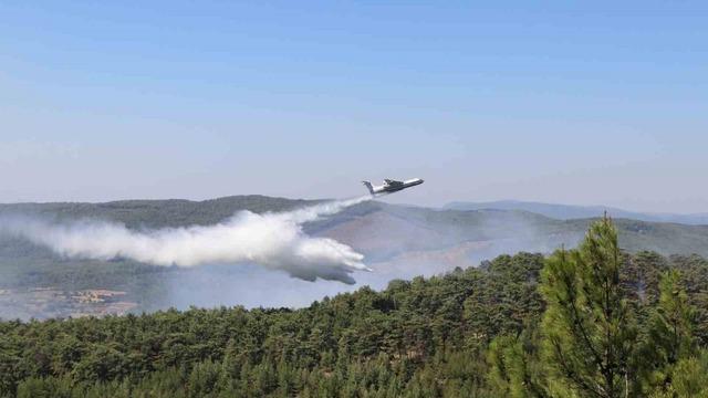 Muğla’daki yangının enerjisi düşürüldü