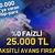  %0 FAİZLİ VE 3 AY TAKSİTLİ 25.000 TL NAKİT AVANS FIRSATI!