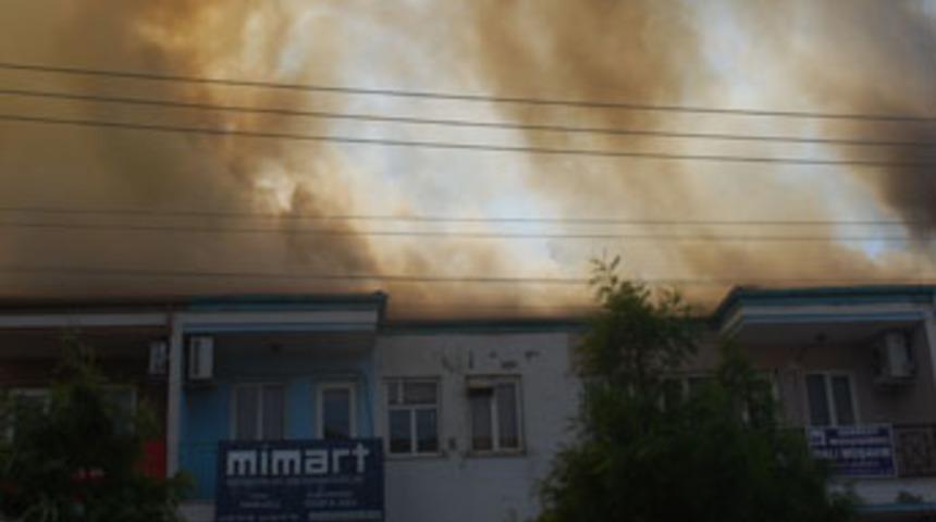 Marmaris'te yangın paniği