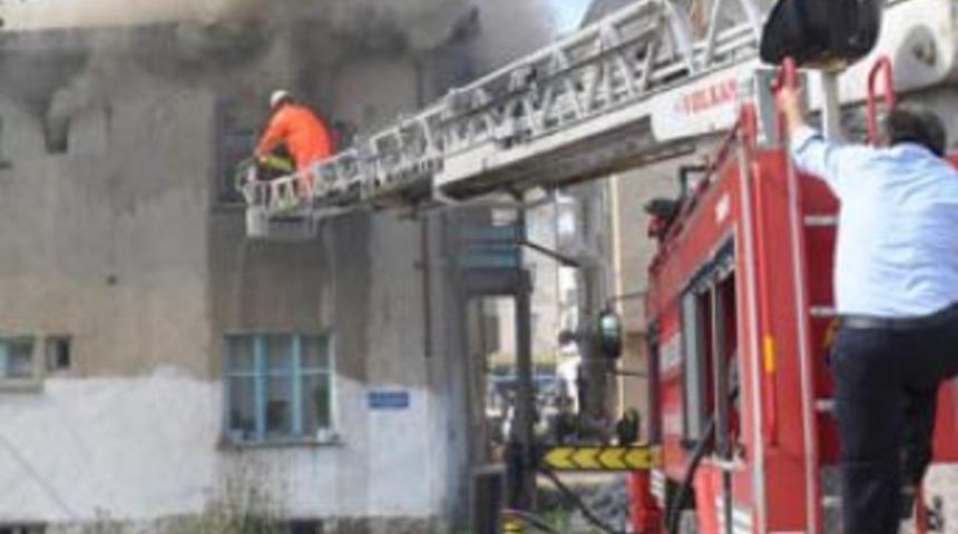 Karaman'da ev yangını