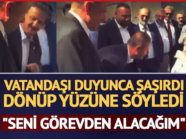 Ağıralioğlu duyunca şaşırdı, d&ouml;n&uuml;p y&uuml;z&uuml;ne s&ouml;yledi: İl Başkanı'nı g&ouml;revden alacağım
