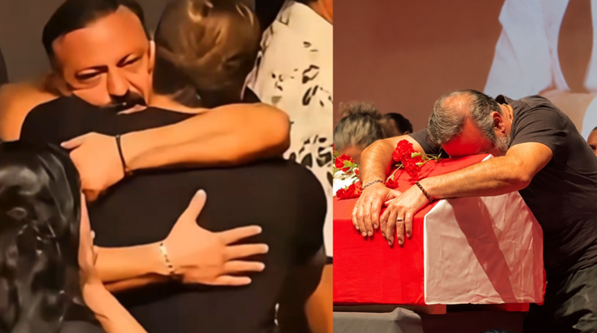 Fatih Dokg&ouml;z, Serhat Kılı&ccedil;'ın tabutundan uzun s&uuml;re ayrılamadı!