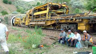 Bakım treni yoldan çıktı; 5 yaralı