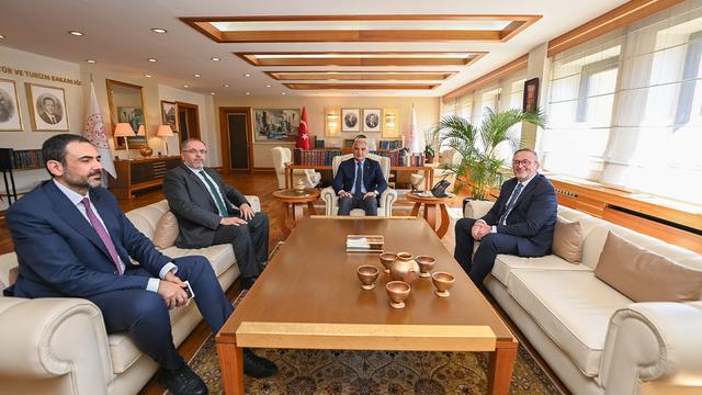 Bakan Ersoy ile Prof. Dr. Erhan Afyoncu’dan tarih ve kültür buluşması