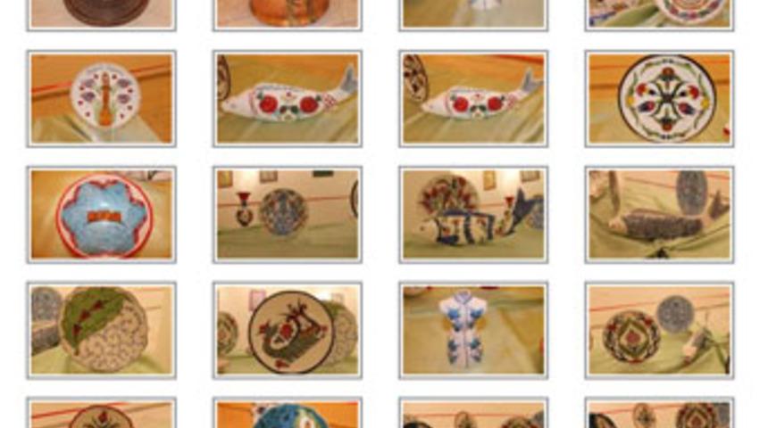 Bayburt'ta ilk ebru sergisi a&ccedil;ıldı