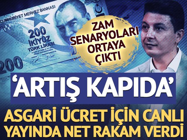 Asgari &uuml;cret i&ccedil;in 'Artış kapıda' deyip net rakam verdi
