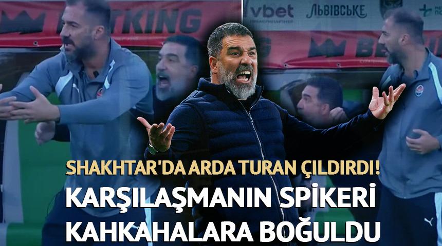 Shakhtar'da Arda Turan &ccedil;ıldırdı! Spiker kahkahalara boğuldu