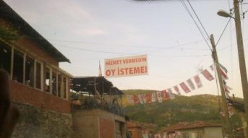 Dursunbey Çanakçı'da seçim protestosu!