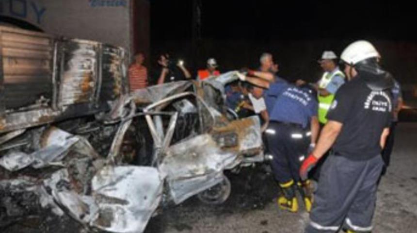 Adana'da korkunç kaza