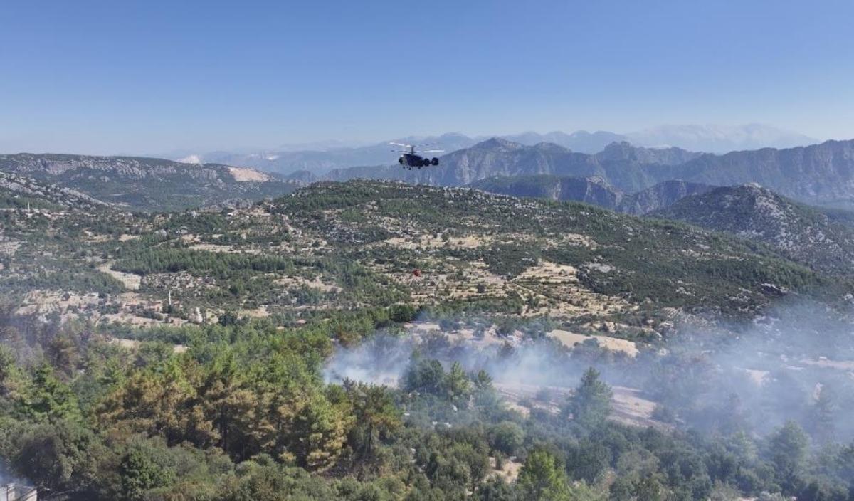 Burdur da orman yangını kontrol altına alındı 2