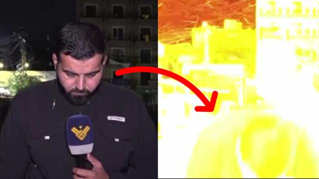 Lübnanlı muhabir canlı yayında İsrail hava saldırısının hedefi oldu