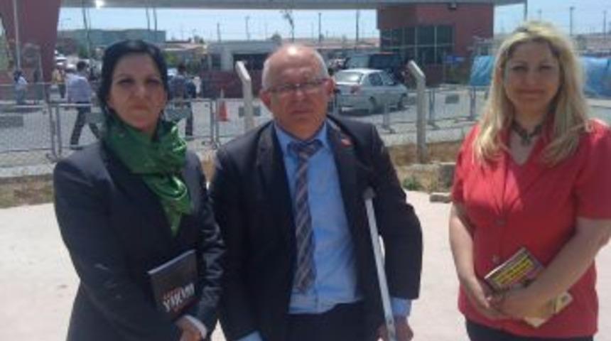 MHP'li adaylardan Balyoz sanığı Engin Alan'a destek ziyareti