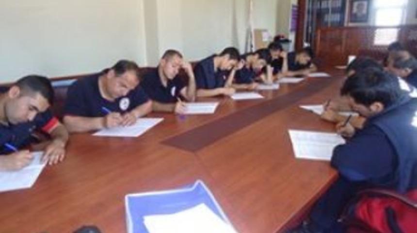 İtfaiye erlerine eğitim