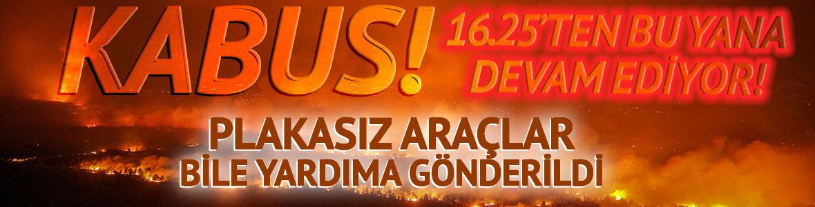 Antalya'daki yangın 16.25'ten bu yana devam ediyor! Plakasız ara&ccedil;lar bile yardıma g&ouml;nderildi