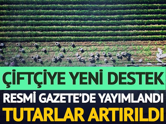 &Ccedil;ift&ccedil;iye yeni destek paketi: Tutarlar artırıldı!